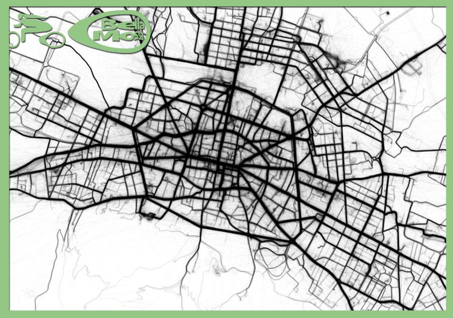 SRM Bella Mossa Mappa ciclisti