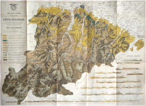 Bombicci montagna bolognese carta 1881