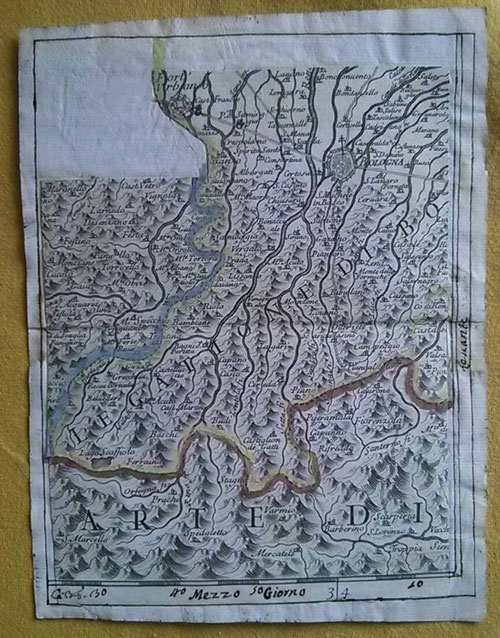 Corso Po Cerruti De'Rossi mappa viaggio Bologna