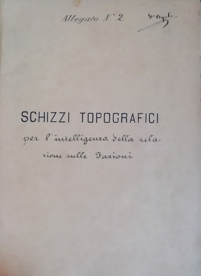 Schizzi topografici 1880