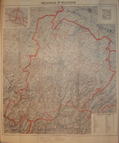 Provincia Bologna 1947 IGM