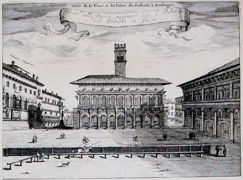 Blaeu Mortier Piazza Maggiore 1705