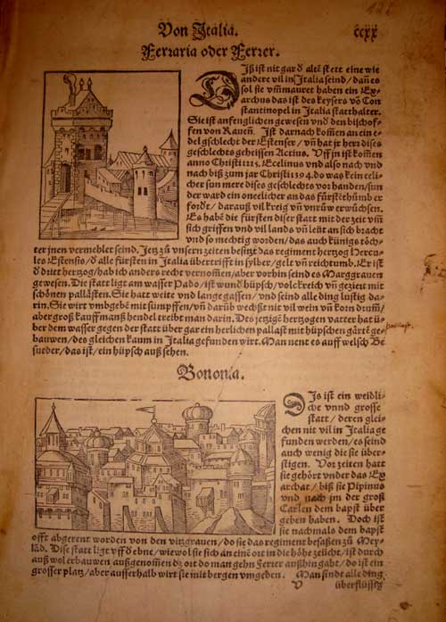 Münster, Bononia, 1555