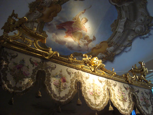 Particolare degli affreschi di Palazzo Pepoli - Sala del Sacro