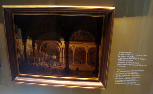 Santa Maria dei Servi - olio su tela di Antonio Basoli