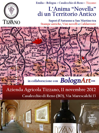 Mostra Stampe Antiche Vini Novelli Tizzano Casalecchio Bologna 11 novembre 2012