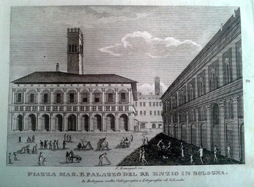 Zecchi Piazza Maggiore PalazzoReEnzo