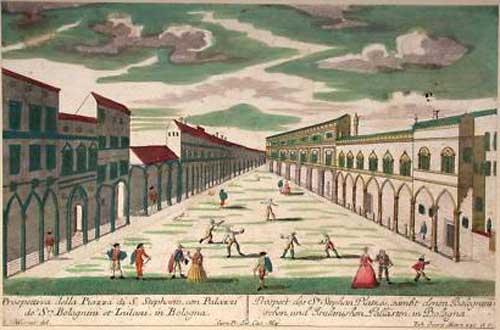 Werner Piazza Santo Stefano e Palazzo Isolani